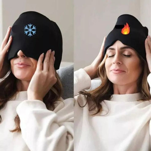 MigraRelax™ - Gorro Terapéutico de Alivio para Migrañas